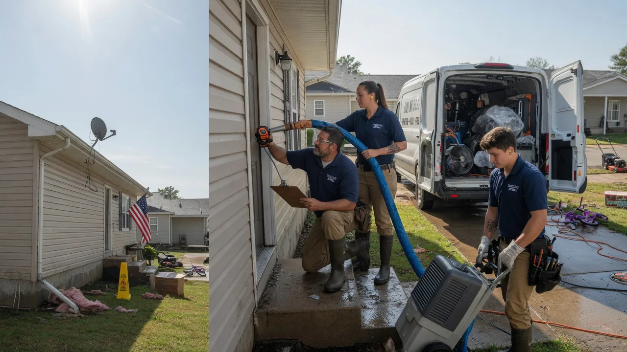 Ceiling Water Damage Restoration in Warner, SD near me